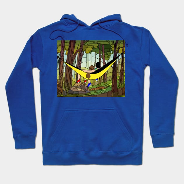 Idlers Hammock Do Nothing Hoodie by flofin